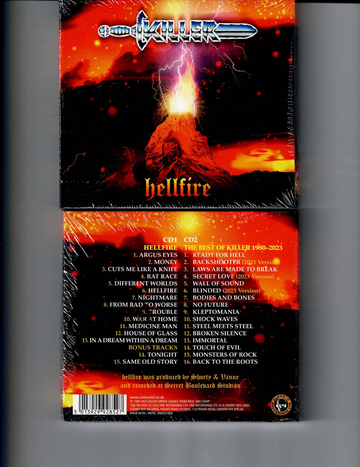 KILLER - HELLFIRE: BEST OF 1980-2023 (2CD 2023) NEW *31 TRACKS*