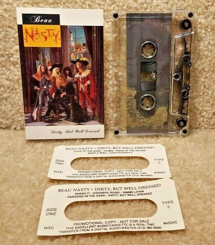 Vintage Cassette Tape Beau Nasty Dirty But Well Dressed Promo Promotional Copy