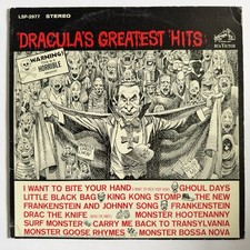 Gene Moss~Dracula’s Greatest Hits~EX Vinyl~Halloween~RARE~RCA Victor Stereo picture