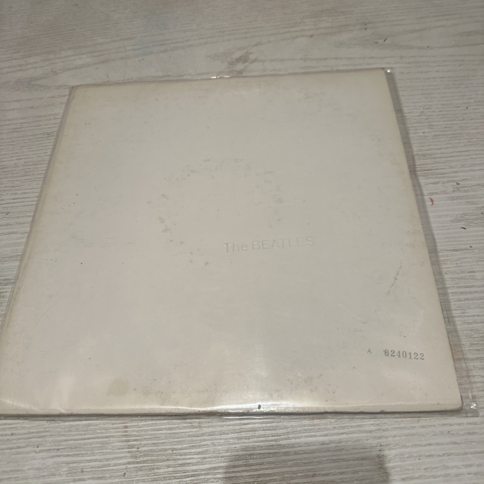 beatles white album vinyl Numbered Apple Swbo-101 A0240122