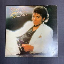 Vintage 1982 Michael Jackson Thriller Vinyl LP Orig US First Pressing QE 38112 picture