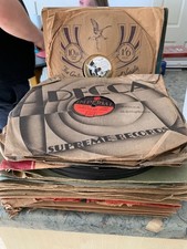 lot/collection/bundle 50 early 78rpm gramophone records for windup  all pre 1930 picture