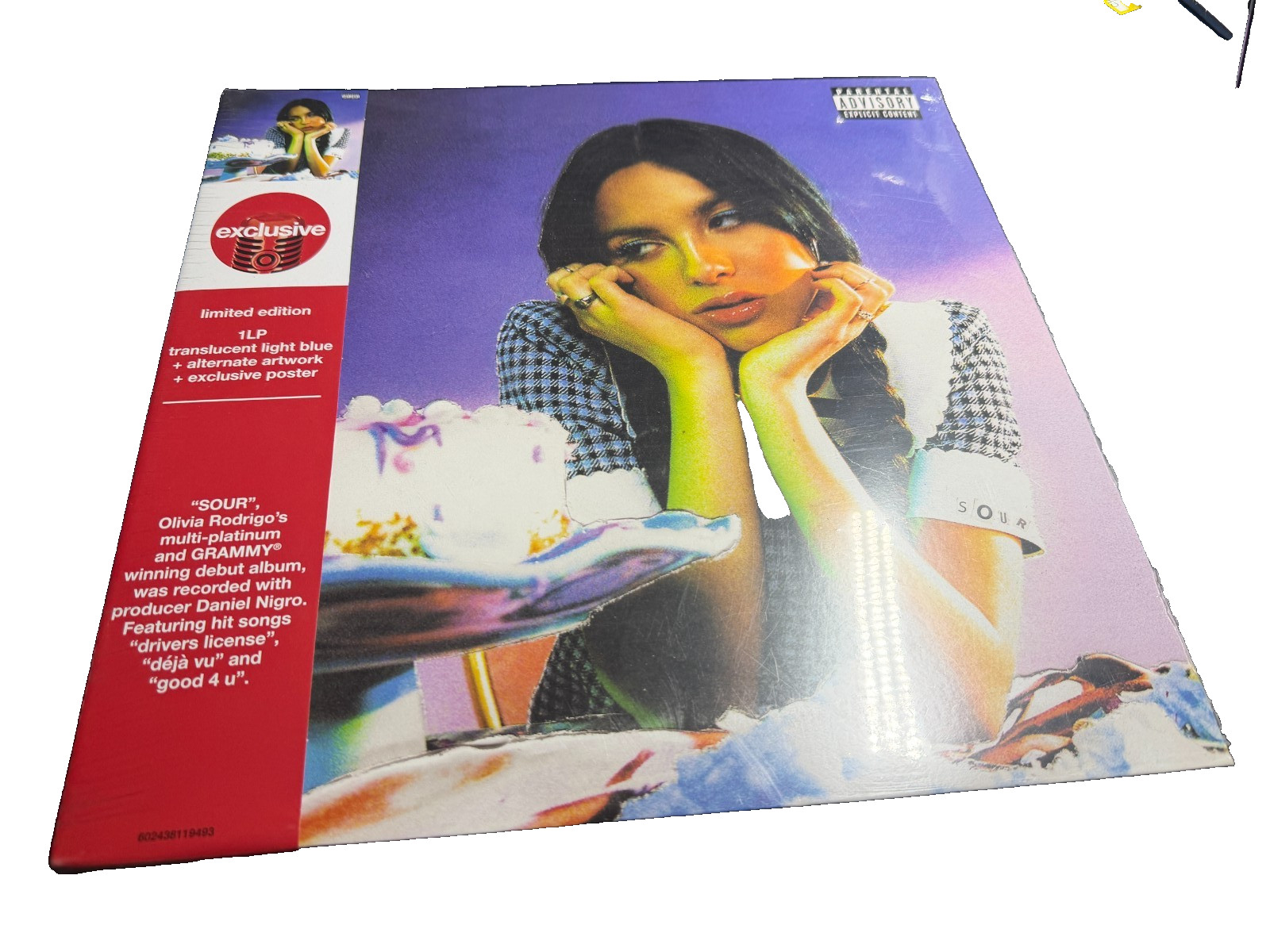 Sour [Deluxe] Olivia Rodrigo (Record, 2022) Target Exclusive Translucent Blue