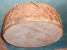 Vintage Tarahumara Indian Hand Drum 16