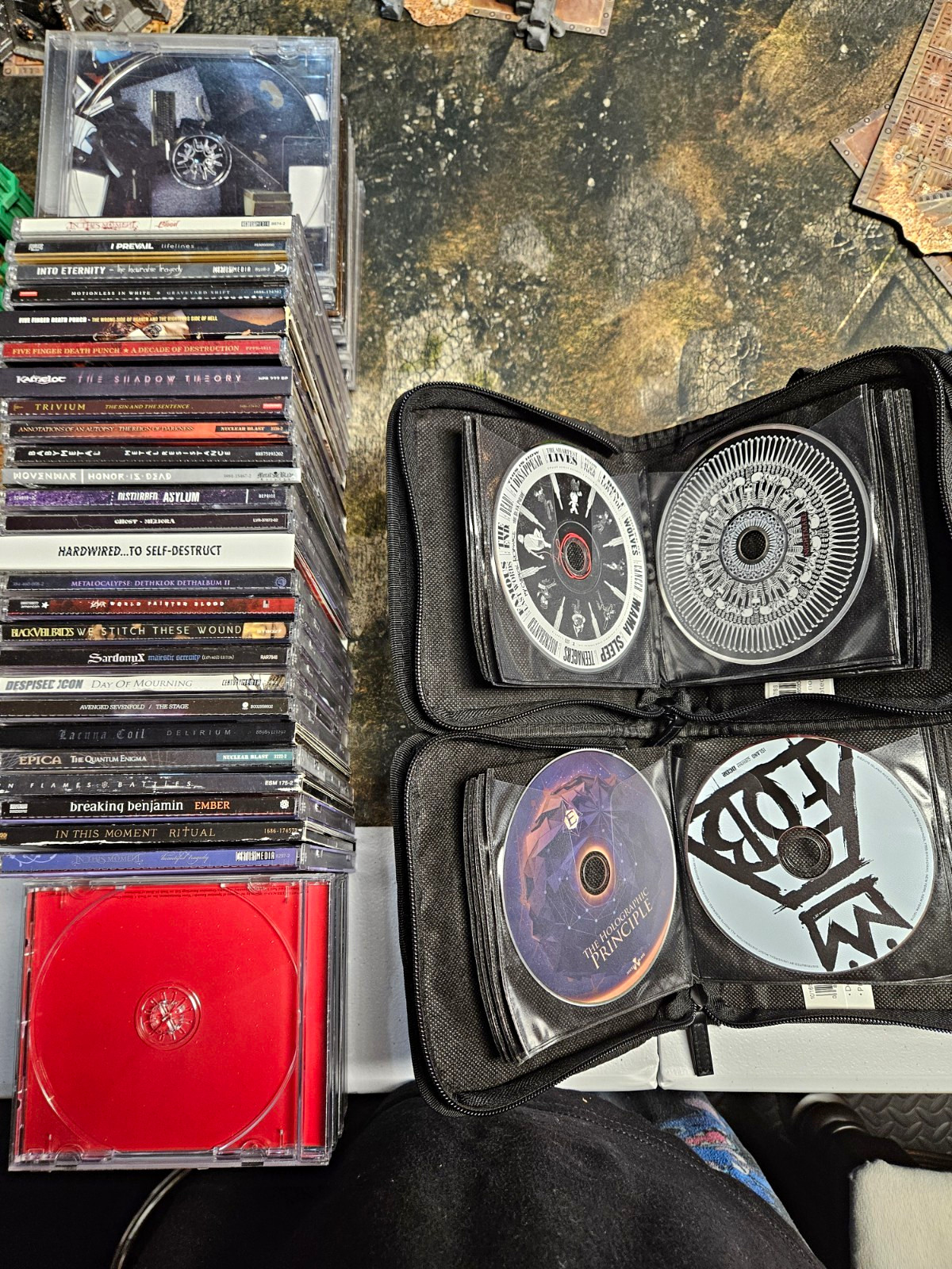 Metal/Rock CD Lot Of 62 - Disturbed, Hollywood Undead, Metallica, FFDP, + More