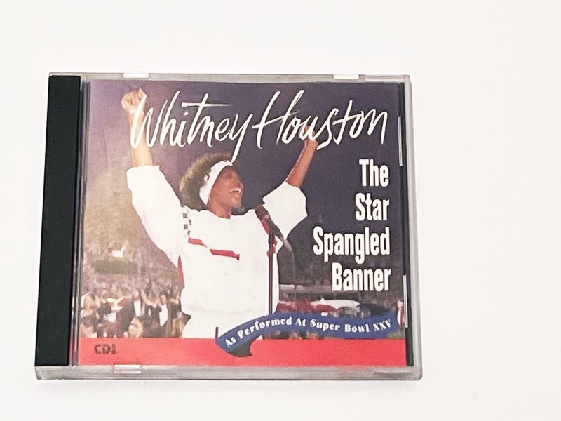 Whitney Houston – Star Spangled Banner CD 1991 Arista Pop R&B Super Bowl XXV