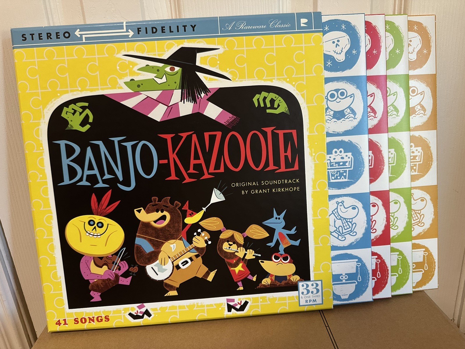 Banjo Kazooie Video Game Soundtrack 4 LP Vinyl Boxset New / Unplayed