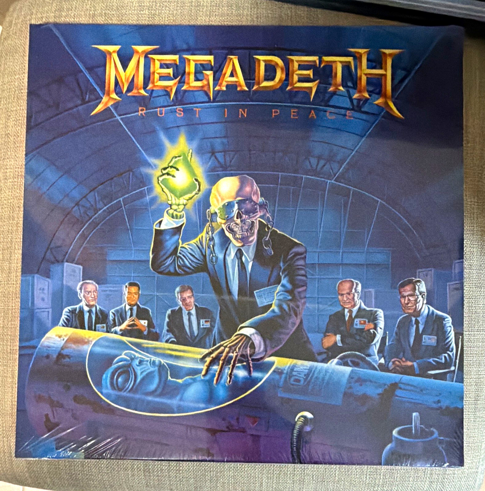Megadeth Rust in Peace Vinyl LP Thrash Metal Reissue Capitol EST 2132 79 1935 1