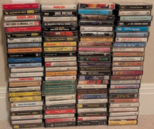Huge Lot Of 100 Vintage Cassette Music Audio Tapes Classical Country Pop ++ (M) picture