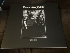 Discharge -  1980 - 1986 Black Vinyl LP  (RRS158) Reissue picture