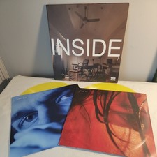 Bo Burnham Inside (The Songs) Indie 2xLP BOTH Yellow Vintage Glass Vinyl  picture