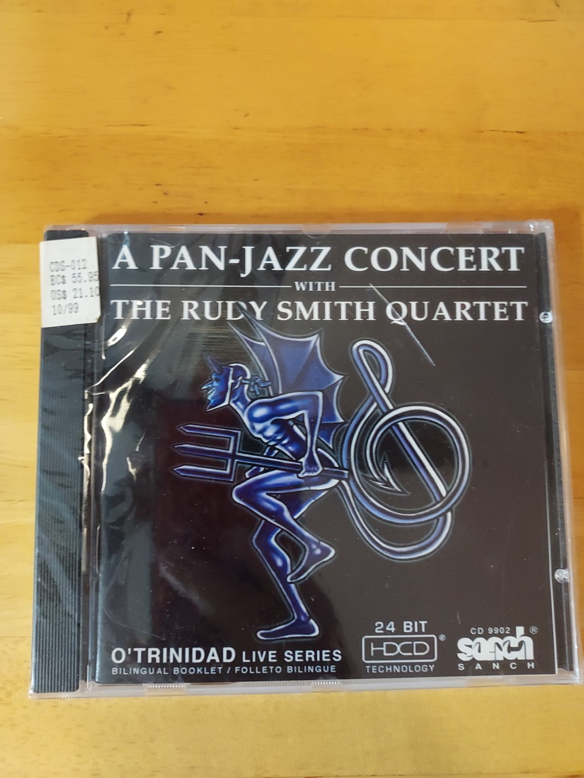 The Rudy Smith Quartet A Pan Jazz Concert CD New Sealed O'Trinidad Live Series