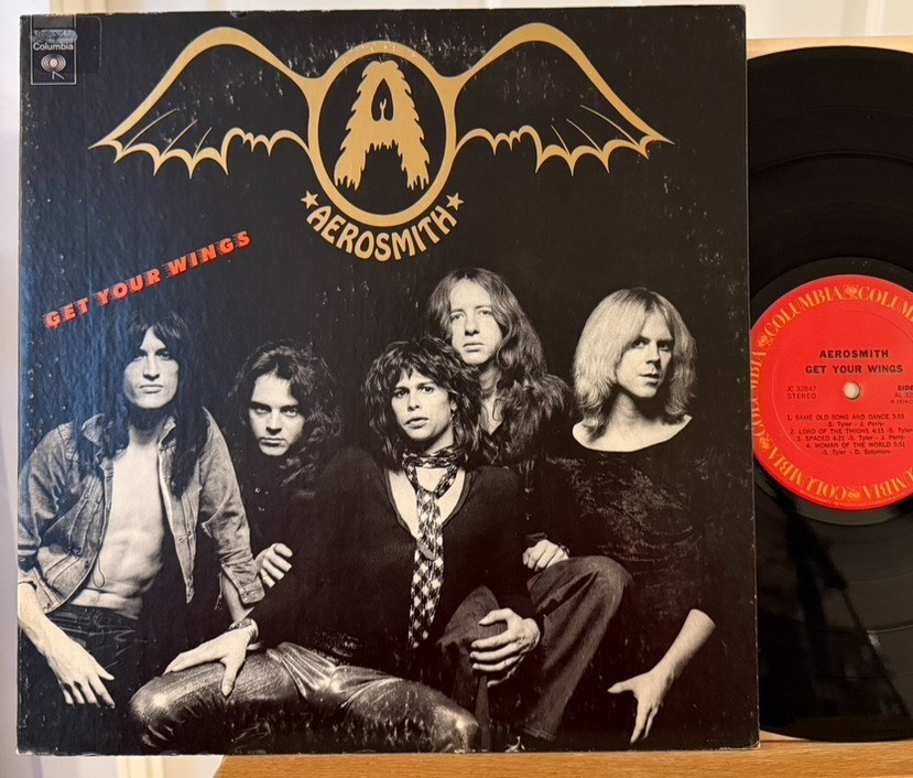 Aerosmith Get Your Wings Vinyl LP Columbia JC 32847 Seasons Of Wither