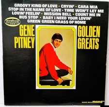 Gene Pitney – Golden Greats NM Vinyl, LP, Album, Mono 1967	Pop Rock, Vocal picture