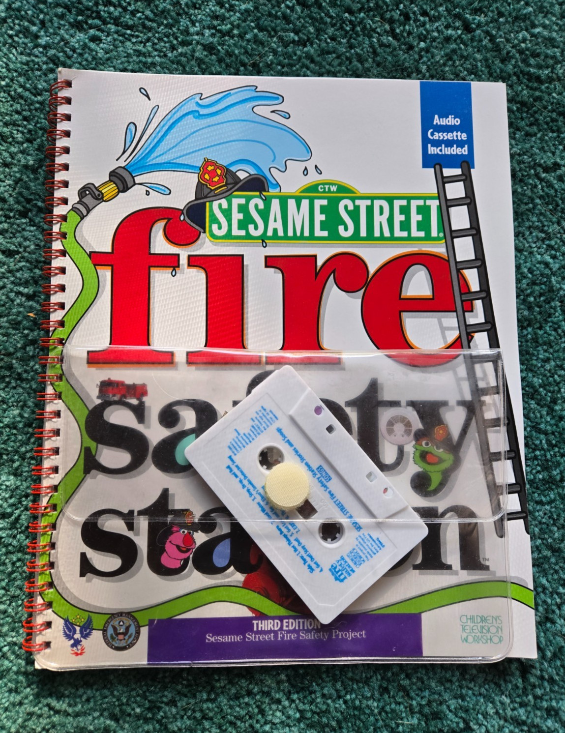 Vintage 1996 Sesame Street Fire Safety Station 3rd Edition