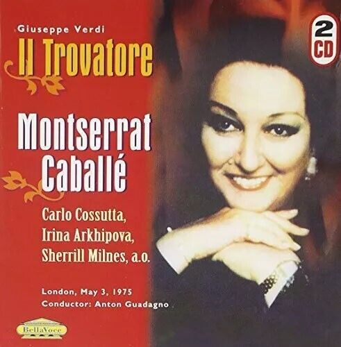 Giuseppe Verdi Il Trovatore Montserrat Caballe (2 CDs, 1997) Excellent *Rare*
