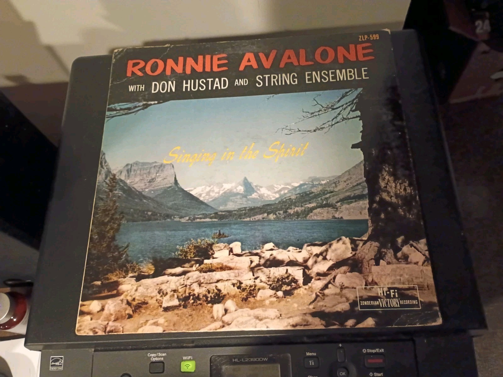 Ronnie Avalone, Singing In The Spirit ZLP-599 Opera Christian Tested Rare LP