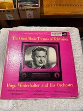 Hugo Winterhalter – The Great Music Themes Of Television LP - GOOD CONDITION picture