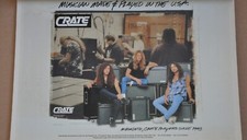 CRATE - Megadeth - Vintage Advert / Poster from a magazine picture