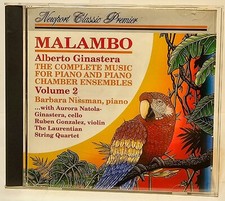 Alberto Ginastera : Malambo The Complete Music For Piano And Piano Chamber Ens. picture