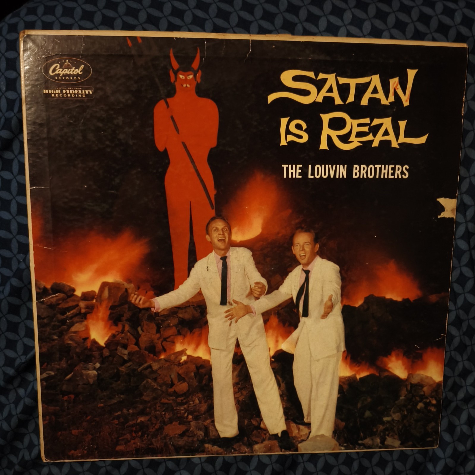 The Louvin Brothers Satan Is Real LP Capitol T-1277 Vintage Vinyl Mono