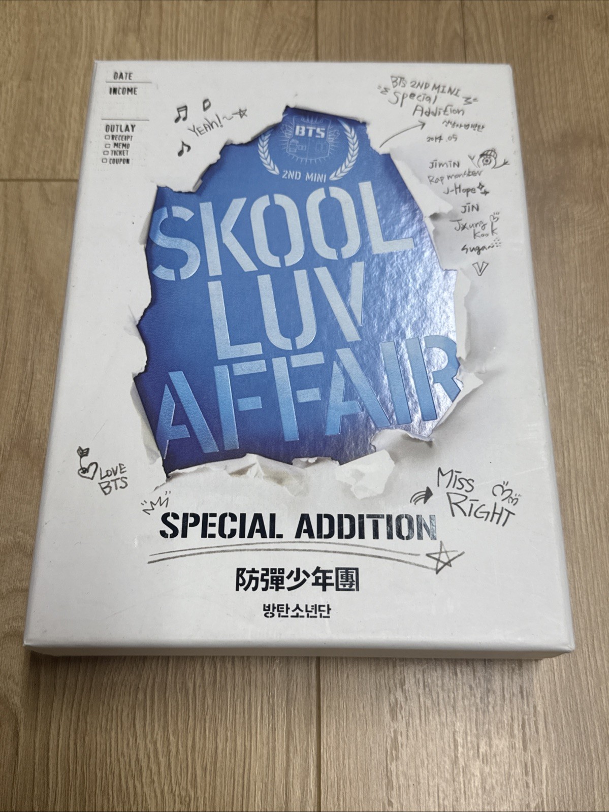 BTS Skool Luv Affair Special Edition Box Set CD K-Pop 2014