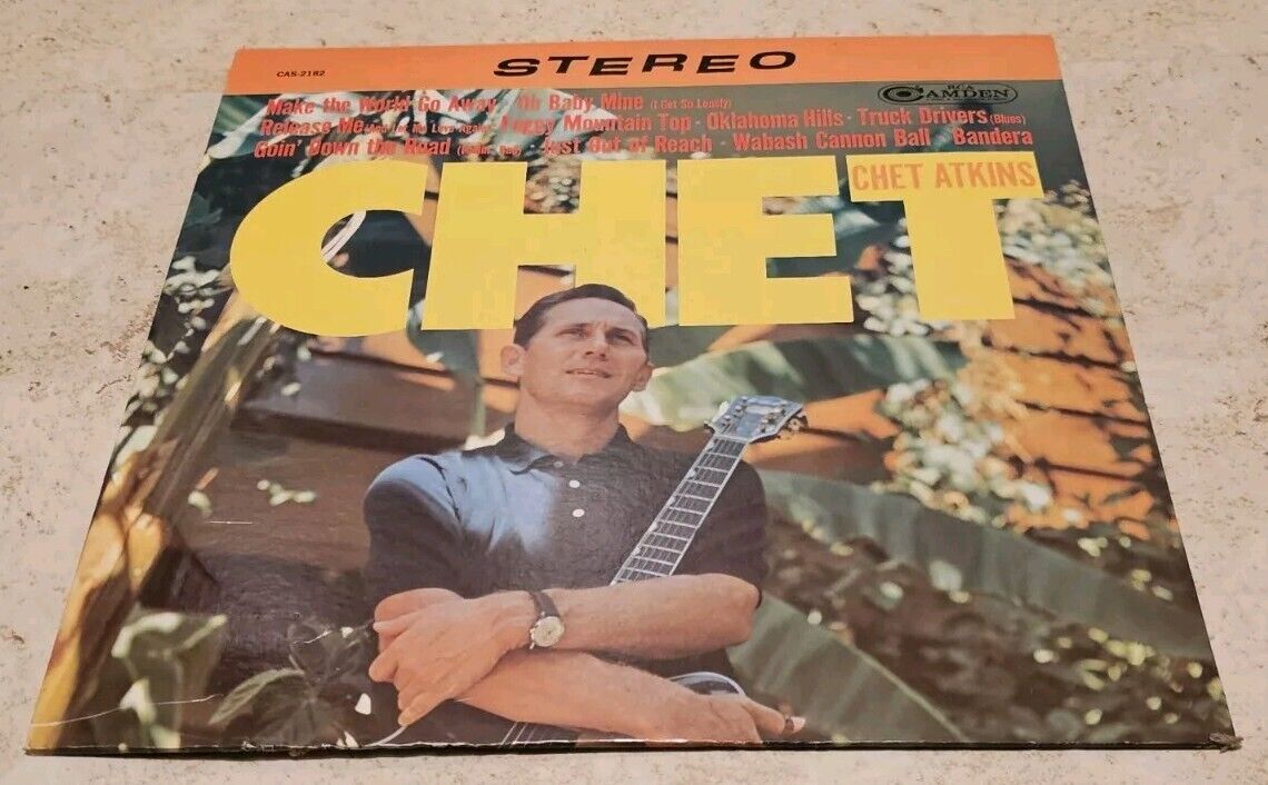 Chet A True Artist by Chet Atkins Vinyl LP RCA Camden 1967