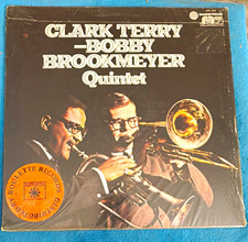 Clark Terry & Bobby Brookmeyer Quintet Black Vinyl LP, Roulette Records Jazz picture