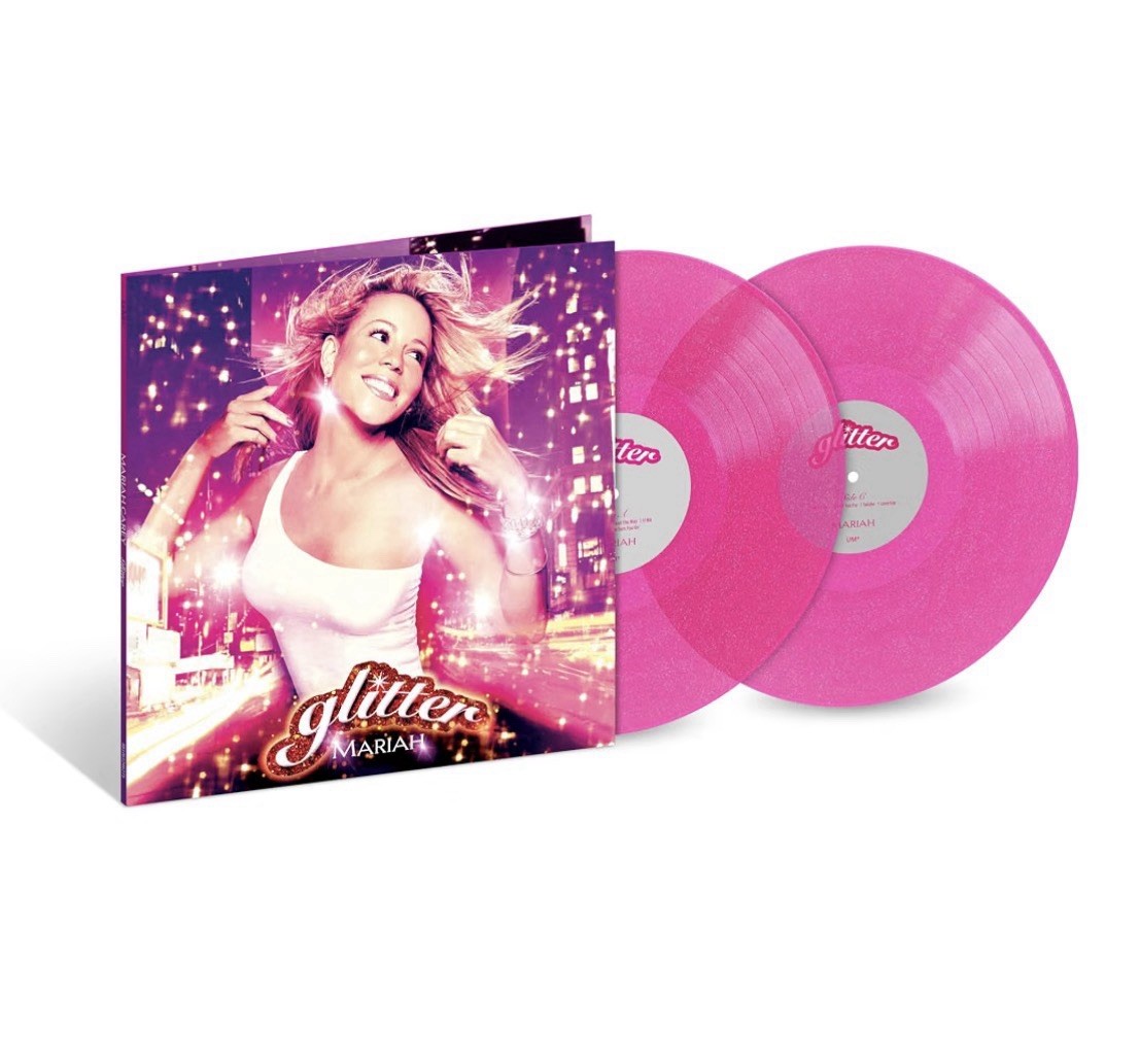 Mariah Carey Glitter 25th Anniversary Midnight Pink 2LP Vinyl “PRESALE”