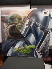 Star Wars The Mandalorian And Grogu - Beskar Silver Vinyl LP + Poster New Sealed picture