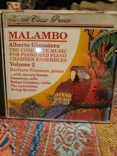 Malambo Alberto Ginastera The Complete Music For Piano And Piano Chamber... picture
