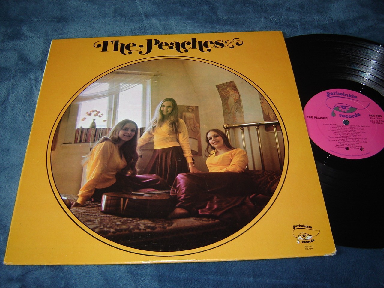 The Peaches s/t LP 1973 Canada pop psych female vocals Periwinkle