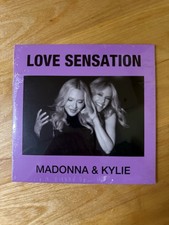 Madonna & Kylie Love Sensation CD Single 2026 - Warner Records Purple Sleeve picture