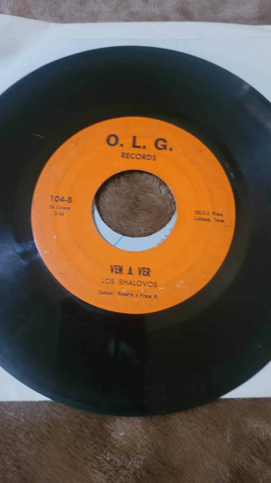 Los Shavalos 45 RARE TEXAS GARAGE
