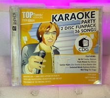 Karaoke Party Funpack (2 CD + G, 2001, Top Tunes) W/ Case, Tested picture