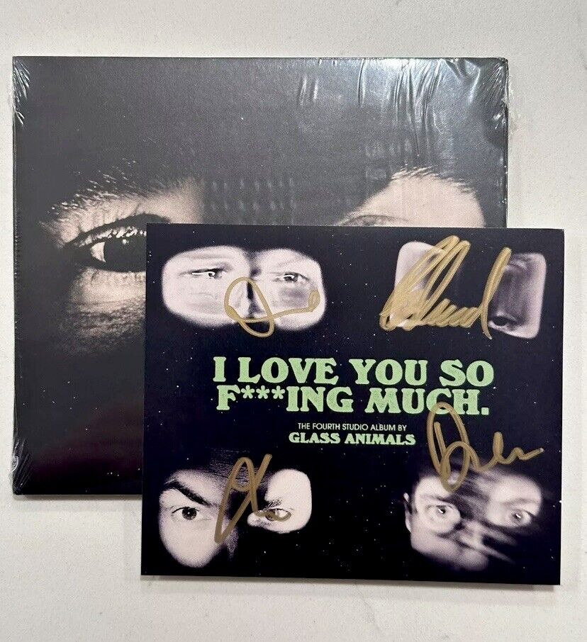**AUTOGRAPHED** Glass Animals  *I Love You So F***Ing Much CD SIGNED