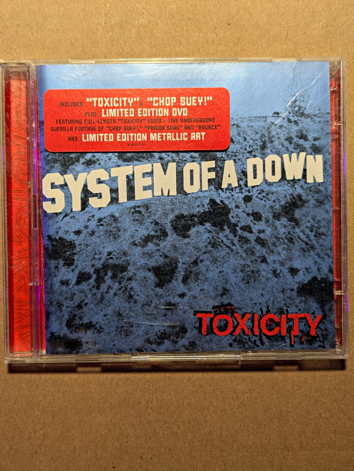 Toxicity (Limited Edition w/ DVD, 2 Disc) by System of a Down (CD, 2001)