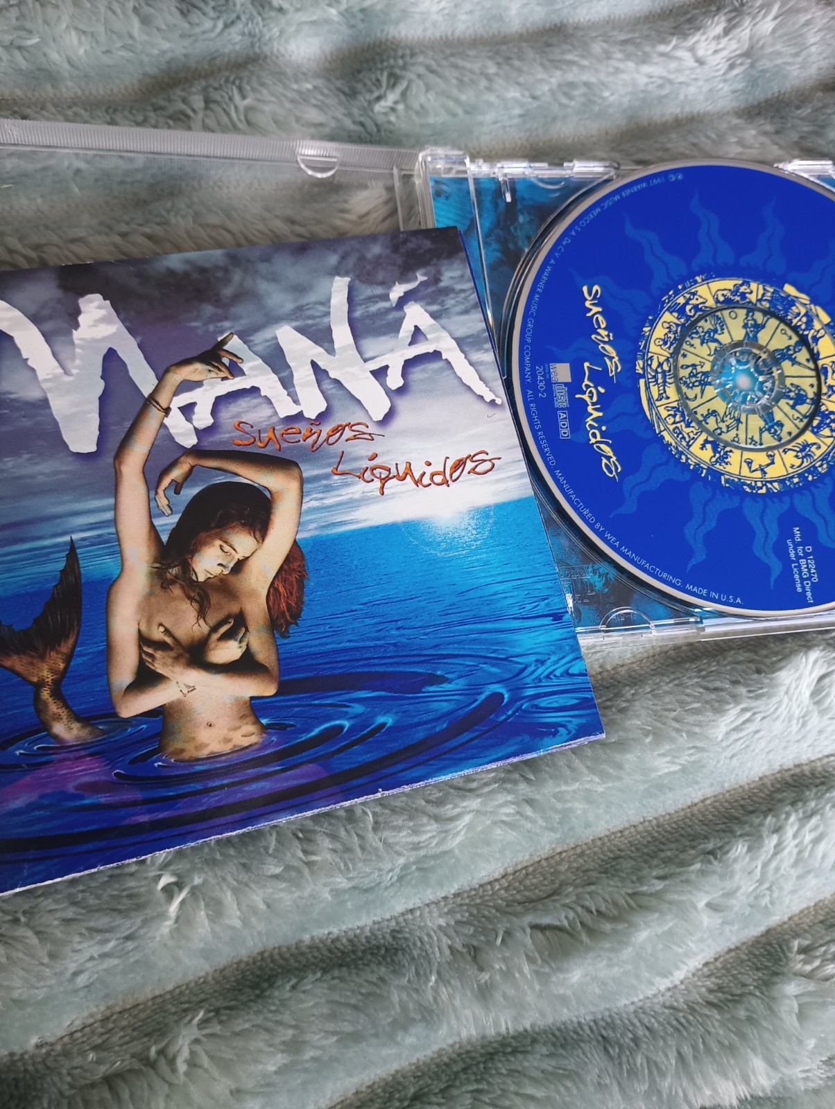 MANÁ - Sueños Liquidos 1997 Warner Music BMG Direct Club Version w/Poster, HTF