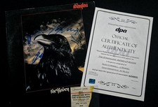 THE STRANGLERS - The Raven - FULLY SIGNED  UK  LP  -  COA & Gig Ticket  picture