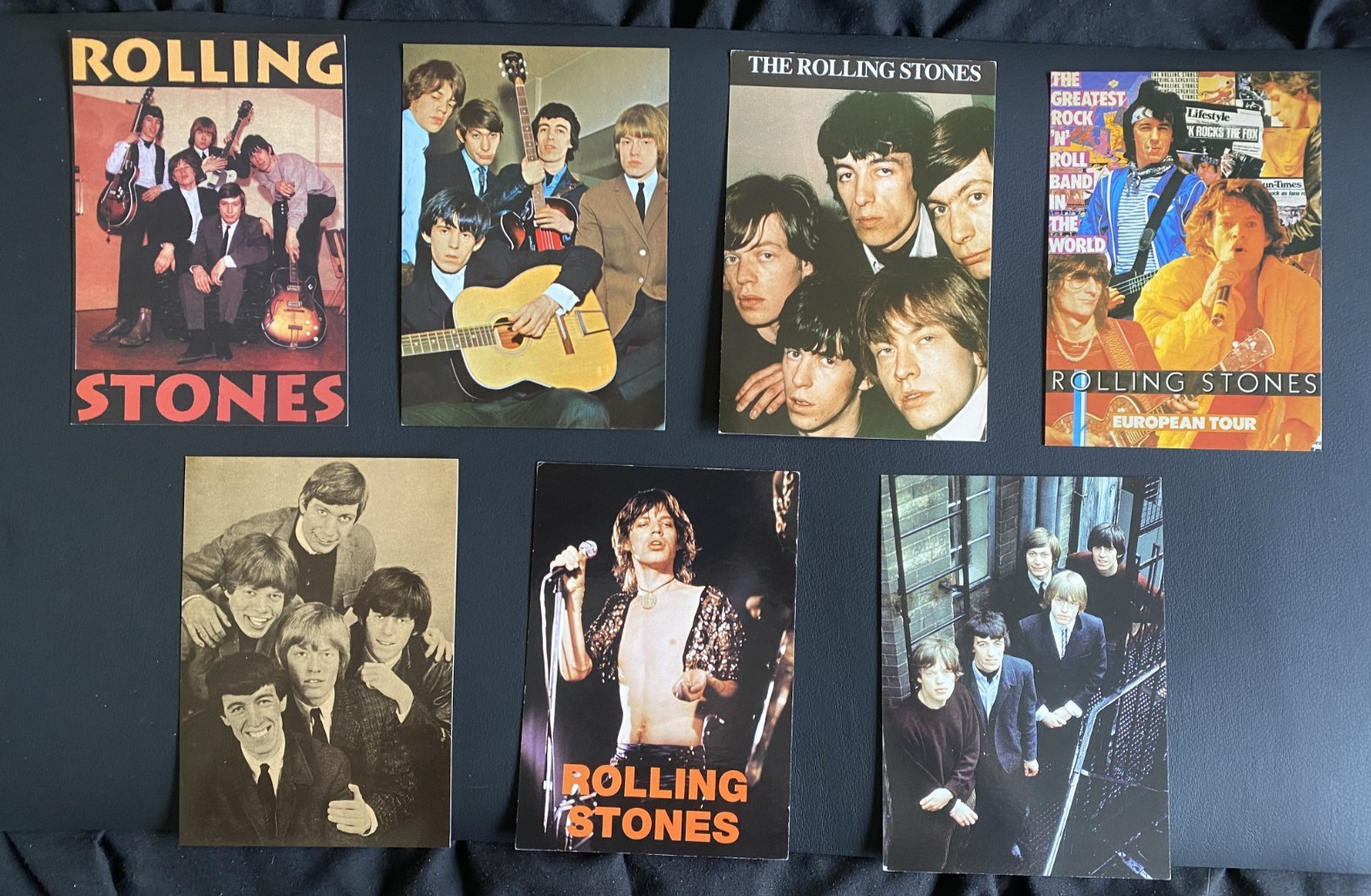 x16 Rolling Stones 4x6 & 6x4 inch unused Postcards