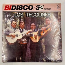 LOS TECOLINES -ALBUM DE LOS TECOLINES/32 EXITOS- 1984 MEXICAN DOUBLE LP, BOLERO picture