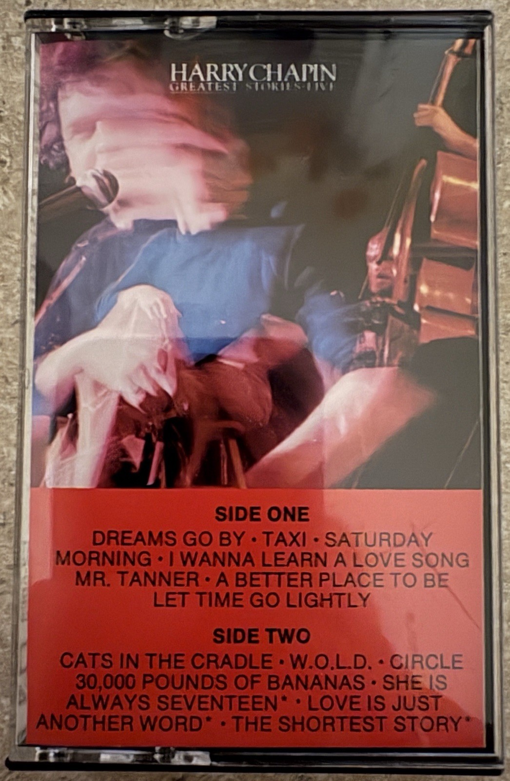 Greatest Stories Live - Harry Chapin - Cassette Tape 1976