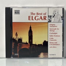Best Of Elgar Naxos CD Enigma Variations Pomp Circumstance Serenade Strings picture