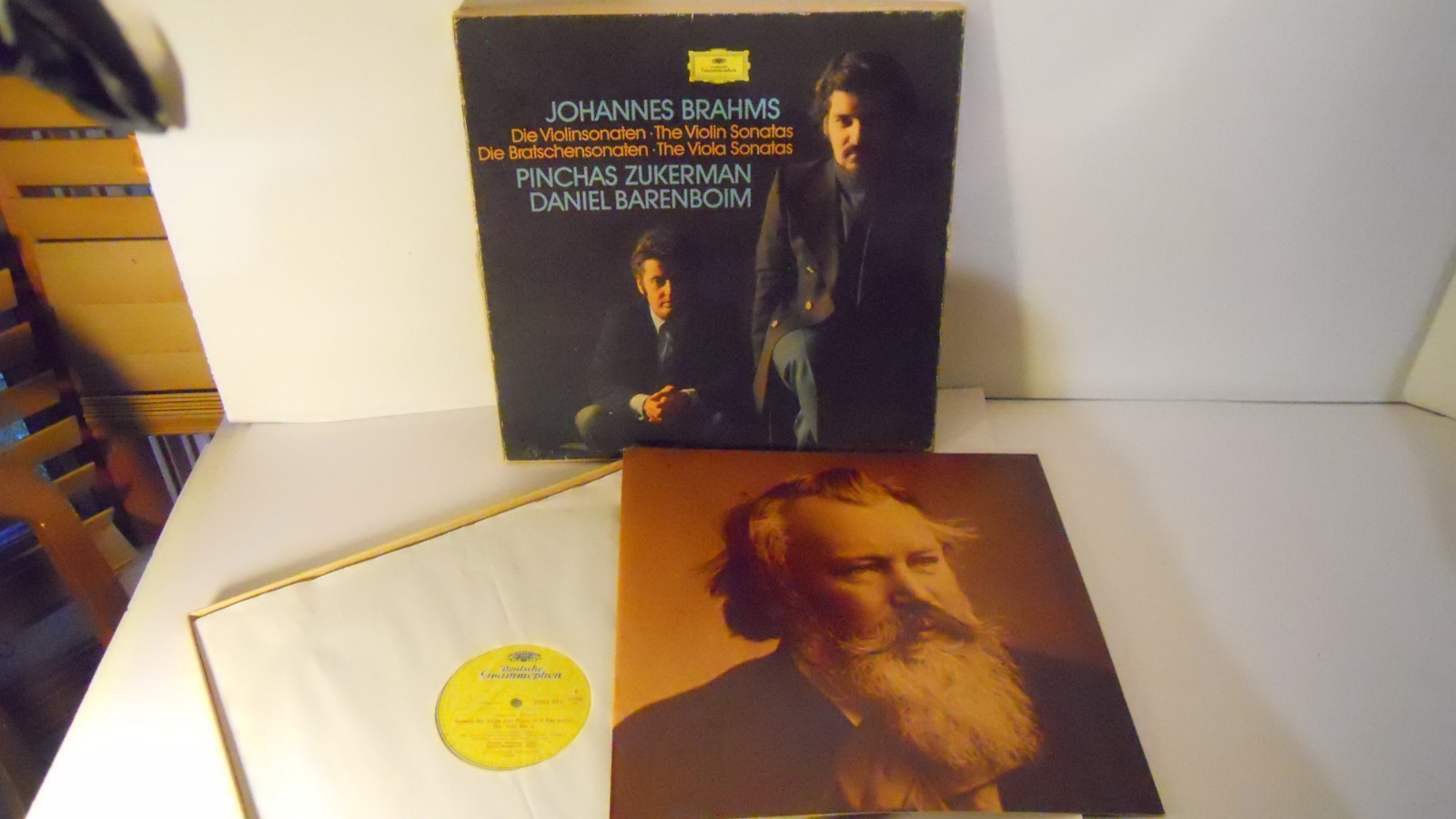 Johannes Brahms The Violin Sonatas Zuckerman Barenboim 2709 058   EX  RL92