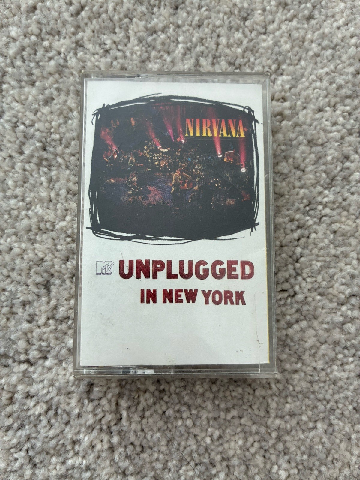 Nirvana - Unplugged In New York Cassette Album 1994 Grunge Alternative Rare HTF
