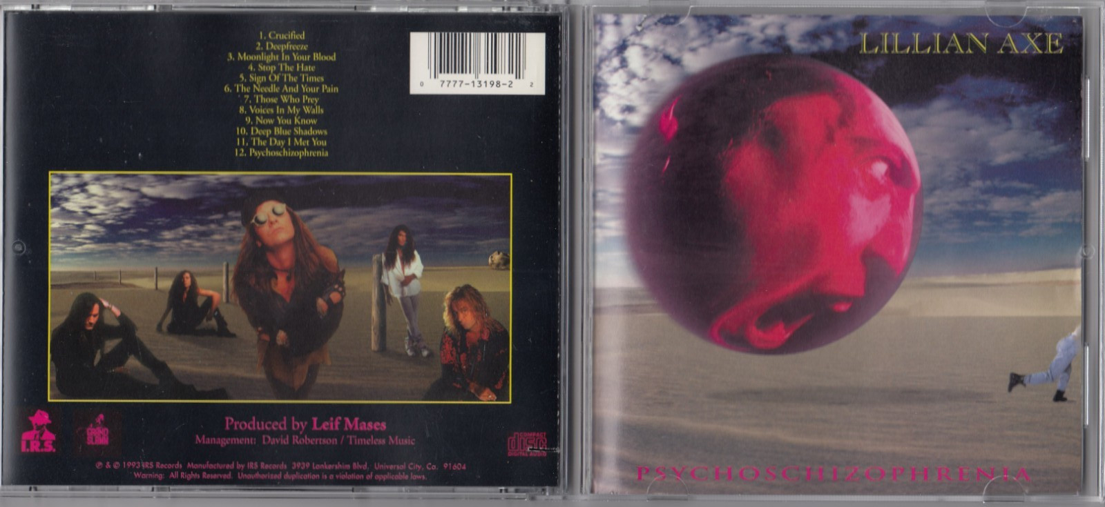 Psychoschizophrenia by Lillian Axe (CD, Sep-1993, I.R.S. Records (U.S.)) METAL
