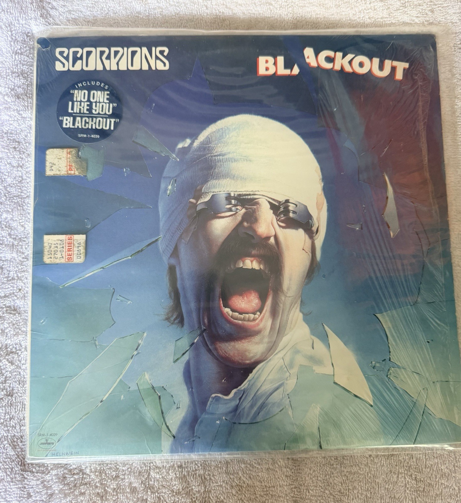 Scorpions Blackout Vinyl Record 1982 Mercury SRM-1-4039