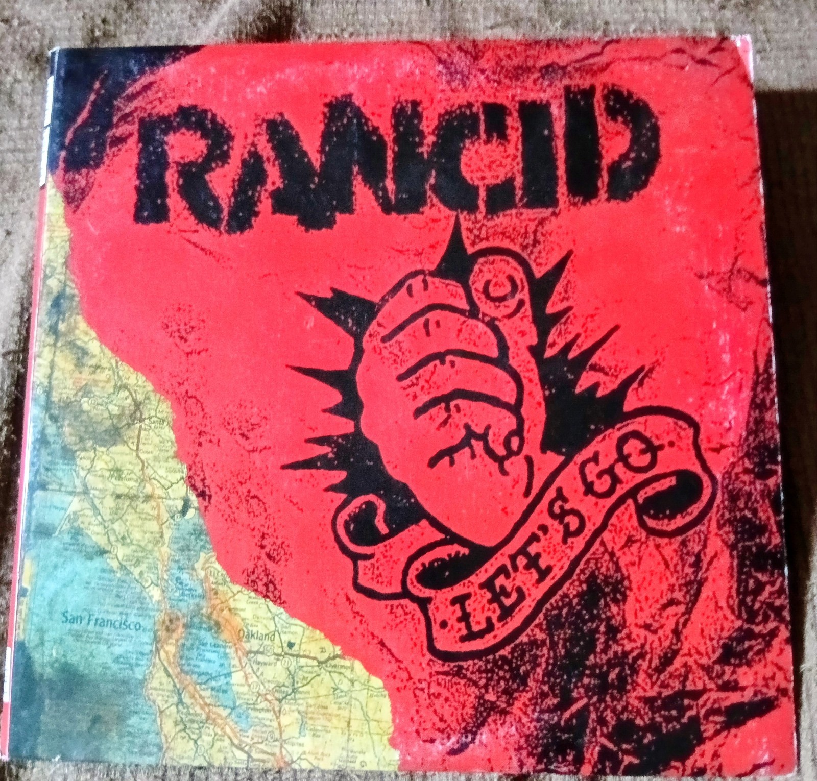 Rancid - Let’s Go 2X10” Original Pressing White Vinyl 1994 Epitaph Gatefold Punk