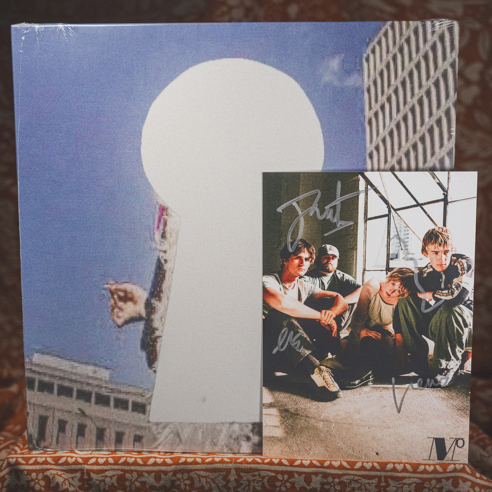 SIGNED Swapmeet Mount Zero WHITE BLUE SPLATTER vinyl vertigo /150 oxalis