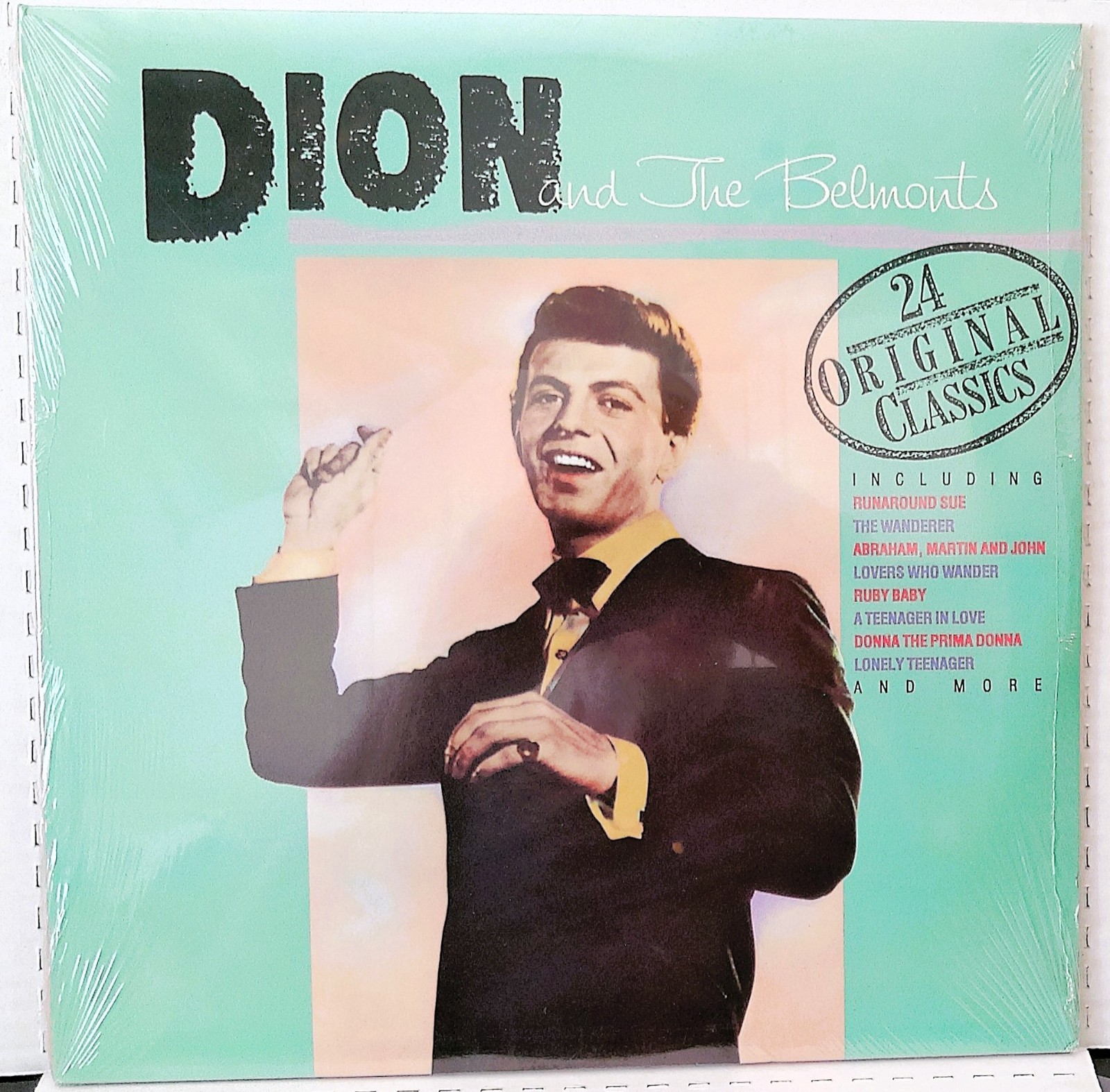 Dion & The Belmonts – 24 Original Classics 2x Sealed Vinyl 1984 Doo Wop, Rock